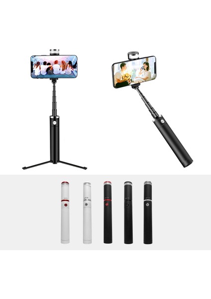 2'li 1 Arada Bluetooth Kumandalı LED Işıklı Sie Üçayağı (Yurt Dışından)