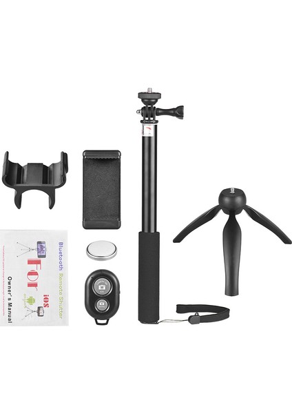 Canlı Yayın Seti - Mini Üçayak ve Uzaktan Kumandalı Akıllı Telefon & Dslr Kamera Kiti (Yurt Dışından)