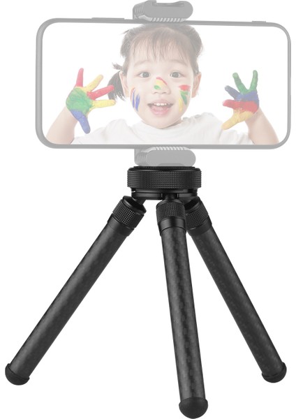 Karbon Fiber Mini Üçayak - 1/4 Vidalı Telefon, Dslr, Aksiyon Kamerası Vlog & Canlı Yayın (Yurt Dışından) modelleri