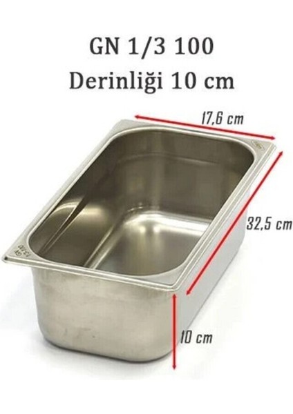 1/3 100 Gastronom Küvet (4 Lt)