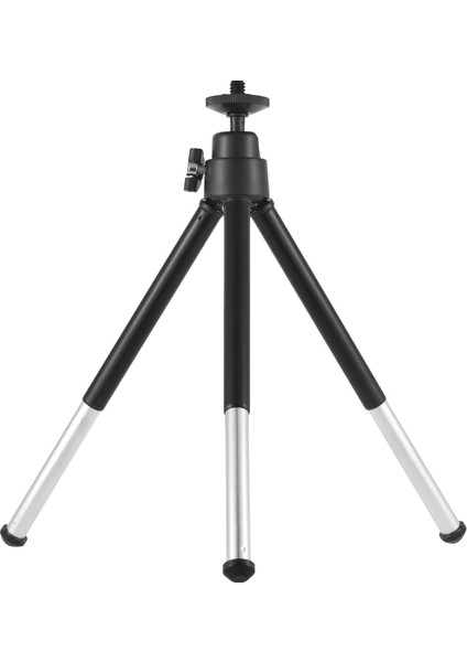 Mini Uzatılabilir Masaüstü Üçayak Desteği Telefon ve Kamera Için 0,5 kg Siyah (Yurt Dışından)