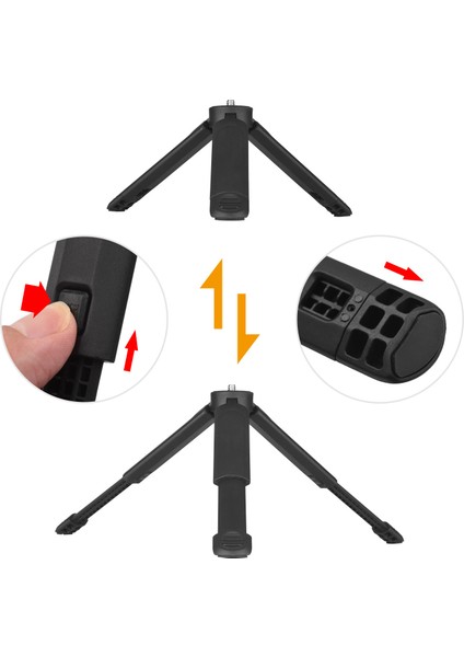 Mt-01 Mini Üçayak 2kg Taşıma Kapasiteli Ayarlanabilir Yükseklik Kamera Telefon Desteği (Yurt Dışından)