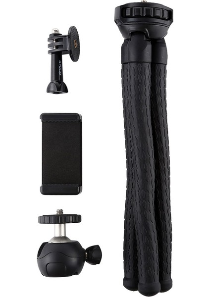 PKT3042 Esnek Ahtapot Üçayak Küresel Başlıklı Klips (Yurt Dışından)