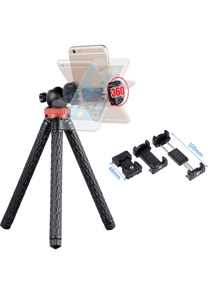 GP-05ST Ayarlanabilir Üçayak - 8 Kademeli Yükseklik, Telefon ve Dslr/slr Kameralar Için (Yurt Dışından)