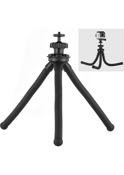 Esnek Ahtapot 360° Döner Telefon & Kamera Üçayak (Yurt Dışından)