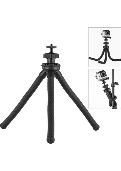 Esnek Ahtapot 360° Döner Telefon & Kamera Üçayak (Yurt Dışından)
