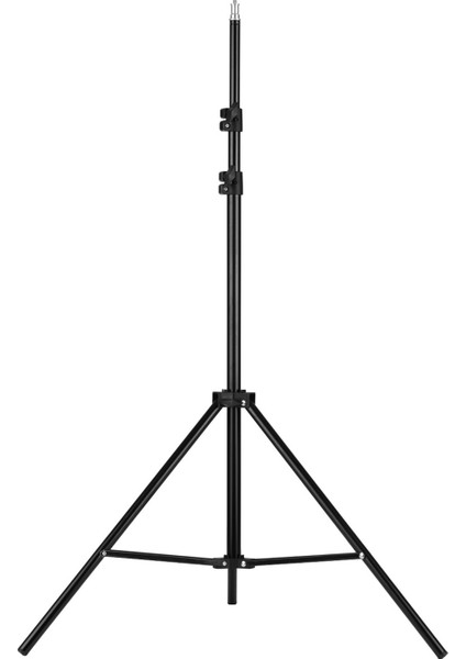 Ayarlanabilir Metal Işık Sehpası - 2 Metreye Kadar Yükseklik, 1/4 Vida, LED Video ve Şemsiye Halkası Uyumlu (Yurt Dışından)