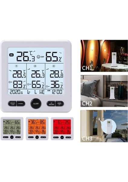 3 Uzaktan Sensörlü Dijital Kablosuz Iç Mekan Dış Ortam (Yurt Dışından) fırsatları