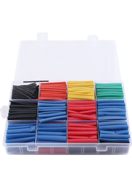 850PCS Isıyla Daralan Eşleştirme Borusu 2:1 Isıyla Daralan Boru Isıyla Daralan Boru Çeşitli Kombinasyonlar (Yurt Dışından)