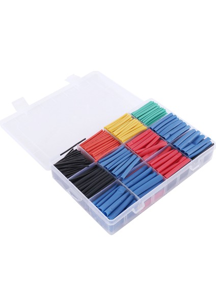 850PCS Isıyla Daralan Eşleştirme Borusu 2:1 Isıyla Daralan Boru Isıyla Daralan Boru Çeşitli Kombinasyonlar (Yurt Dışından)