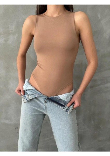 Kadın Sıfır Kollu Bodysuit