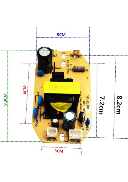 12V 34V 35W Evrensel Nemlendirici Kurulu Yedek Parça Bileşen Atomizasyon Devre Plakası Modülü Kontrol Güç Kaynağı (Yurt Dışından)