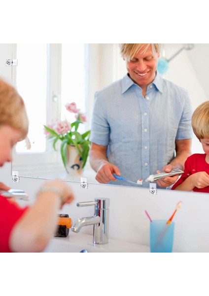 22 Takım Ayna Tutucu Klips Seti Kristal Şeffaf Plastik Ayna Klip Ayna Tutucu Klipler Cam Tutucu Klips Seti (Yurt Dışından) fırsatları