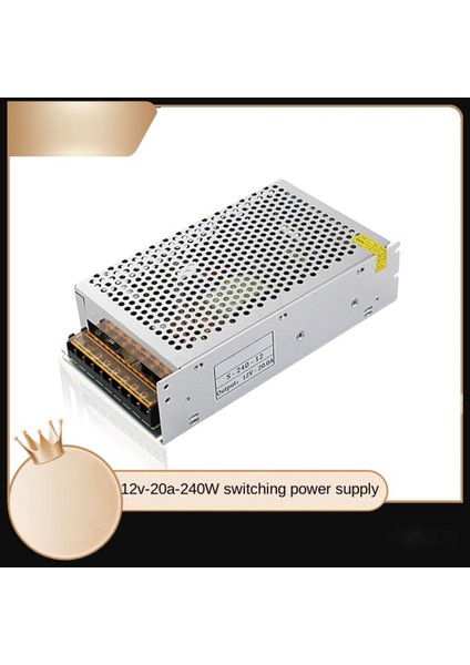 12V Güç Trafosu 12V Anahtarlama Güç Kaynağı 240W 20A Dc Işık Çubuğu Sürücü Güç Adaptörü (Yurt Dışından)