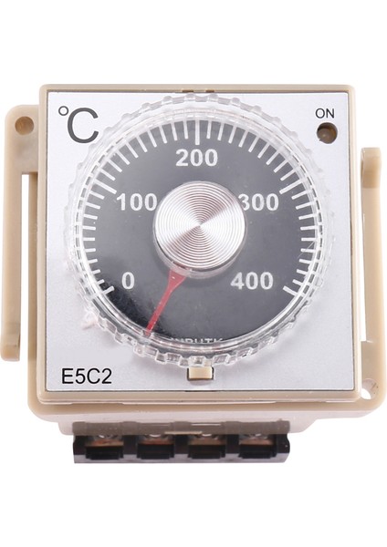 Adet E5C2 Kılavuz Rayı Tipi Sıcaklık Kontrol Cihazı 220V 0~399°C Dijital Ekran Işaretçi Kontrol Anahtarı(B) (Yurt Dışından)
