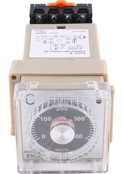 Adet E5C2 Kılavuz Rayı Tipi Sıcaklık Kontrol Cihazı 220V 0~399°C Dijital Ekran Işaretçi Kontrol Anahtarı(B) (Yurt Dışından) fiyatları