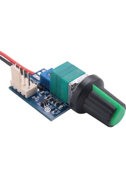 Dc 12V Ayarlanabilir 0%-100% Pwm Fan Hız Kontrol Cihazı Düğme Anahtarlı 4 Kablolu Fan Hız Regülatörü Gürültü Azaltma (Yurt Dışından)