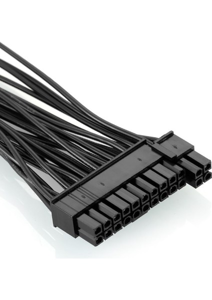 12 Inç Çift Psu Güç Kaynağı 24 Pin 18AWG Uzatma Kablosu, Atx Anakart Için, 24 Pin Ila 24(20+4) Pin (Yurt Dışından) indirimleri