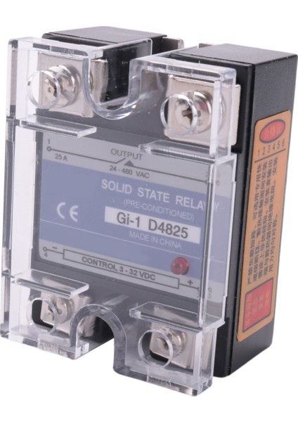 Ssr 25A 3-32V Dc - 24-480V Ac Tek Fazlı Katı Hal Röle Dc Kontrol Ac Mgr-1 D4825 Yük Gerilimi (Yurt Dışından)