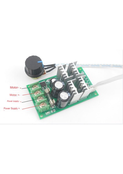 Dc 6-60V Motor Hız Kontrolü Pwm Motor Hız Kontrol Anahtarı 20A Akım Gerilim Regülatörü Yüksek Güç Sürücü Modülü (Yurt Dışından)