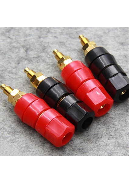 10 Adet/grup Altın Kaplama Muz Bağlantı Direği Büyük Akım Amplifikatörü 4mm Muz Fiş Jak Soketi Hoparlör Terminali 5 Çift (Yurt Dışından) fırsatları