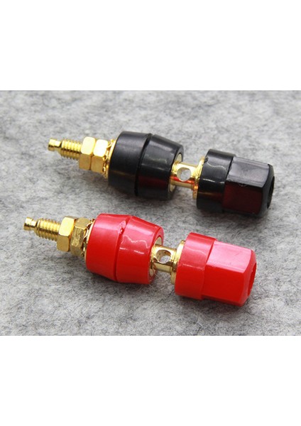 10 Adet/grup Altın Kaplama Muz Bağlantı Direği Büyük Akım Amplifikatörü 4mm Muz Fiş Jak Soketi Hoparlör Terminali 5 Çift (Yurt Dışından) indirimleri