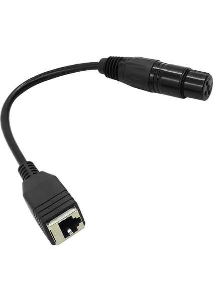 Adaptör Dönüştürücü Dmx Kablo Uzatma Kablosu Xlr 3 Pin - RJ45 Ağ Konektörü (Erkek) (Yurt Dışından)