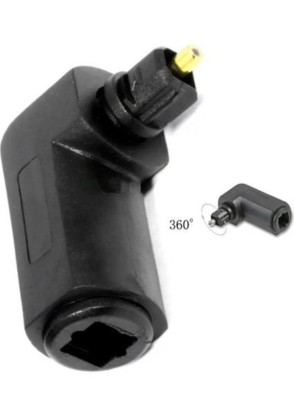 2 Adet Dijital Ses Video Kabloları Dijital Optik 90 Derece Ses Kablosu Adaptörü Erkekten Dişiye Dik Açı Toslink (Yurt Dışından) modelleri