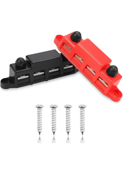 Güç Dağıtım Bloğu, 12V 300A Veriyolu Ası, 3/8 Inç Saplama Terminal Şeridi, 12-48V Ağır Hizmet Terminal Bloğu (Yurt Dışından)