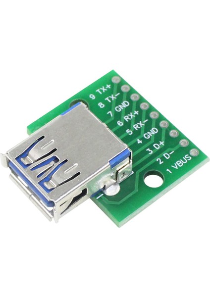 USB 3.0 Dişi Dip Pin Test Kartı USB 3.0 Dip Güç Adaptörü Devre Kartı Modülü USB 3.0 Adaptör Panosu Dönüştürücü (Yurt Dışından)
