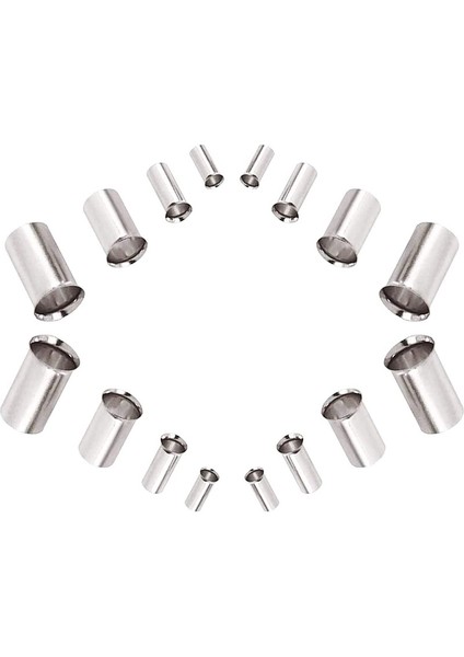 Tel Bakır Sıkma Bağlantı Halkaları, Awg 4,6,8,10 Yalıtımsız Kablo Muhafazası Yüksük Pim Kablo Sonu Terminal Kiti (240 Adet) (Yurt Dışından) modelleri