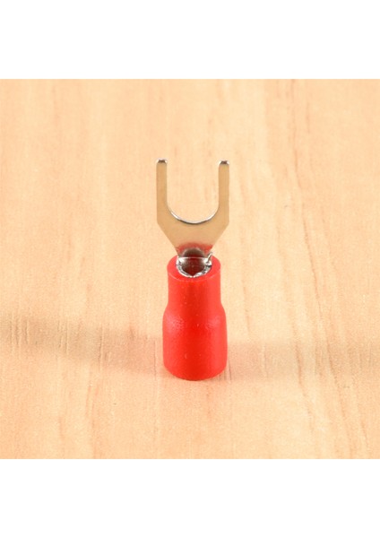 100 Adet 4mm Çatal Awg 22-16 Ön Izoleli Terminal Kablo Pabucu (Yurt Dışından) fırsatları