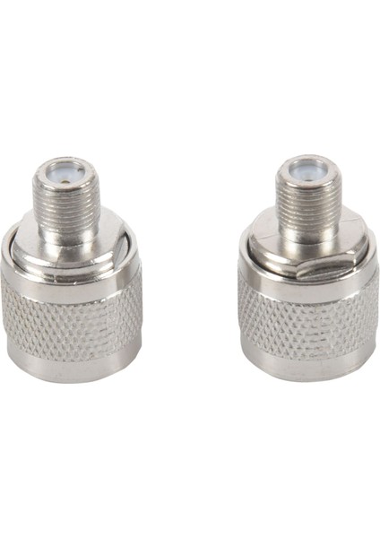 2 Adet N Tipi Erkek Fiş F Dişi Rf Koaksiyel Adaptör Konektörü Kablosuz Anten Için, Gümüş (Yurt Dışından) fiyatları