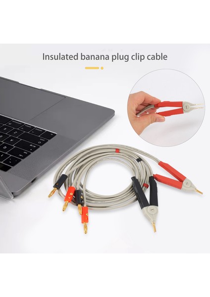 Çift Yalıtımlı Muz Fiş Klipleri Kablo Düşük Direnç Lcr Klip Probu Test Metre Terminali Kelvin Talepleri Yeni (Yurt Dışından) fırsatları