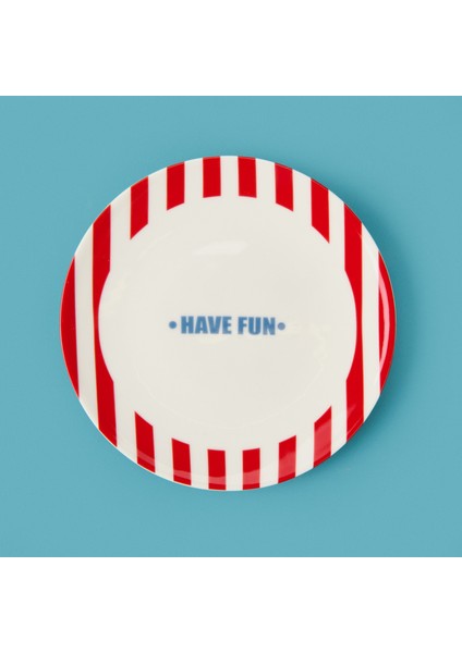 Kitchen Have Fun Tatlı Tabağı - Kırmızı - 19 cm
