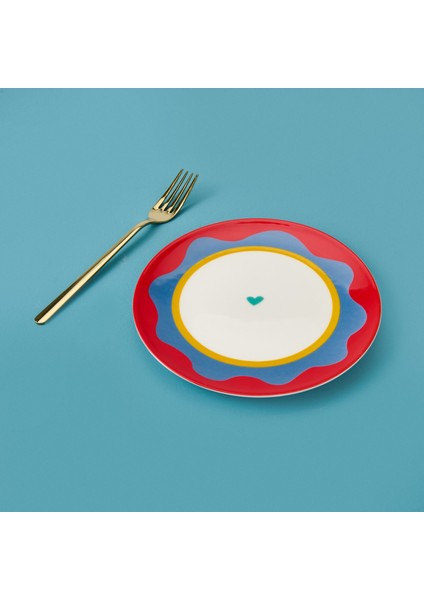 Kitchen Granny Tatlı Tabağı - Kırmızı / Yeşil - 19 cm fiyatları