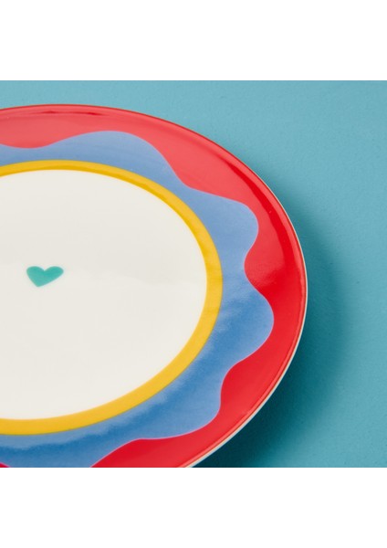 Kitchen Granny Tatlı Tabağı - Kırmızı / Yeşil - 19 cm fırsatları
