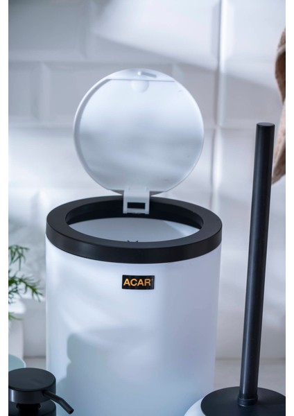 Astoria Akrilik 5 Parça Banyo Seti - Beyaz fırsatları