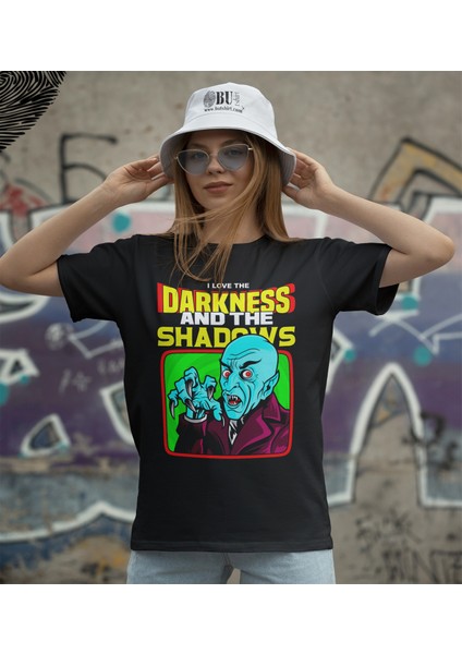 'nosferatu – Darkness Vampir‘ Baskılı 'regular-Fit' Unisex Tişört fiyatları