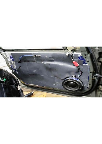 13 mm -100X100 cm Kendinden Yapışkan Kauçuk Oto Karavan-Panelvan Isı ve Ses Yalıtım Tekne Konteyner