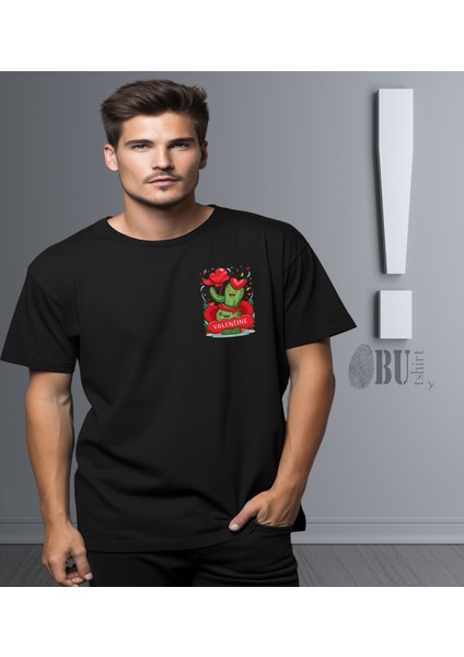 'valentine - Kaktüs - Sevgiliye Özel Konsept‘ Baskılı 'regular-Fit' Unisex Tişört modelleri