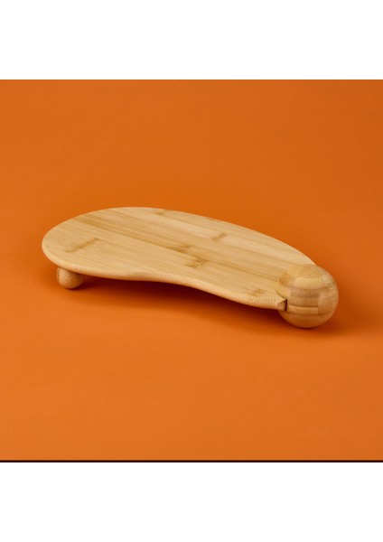 Bambu Oval Sunumluk - Açık Kahverengi - 33 cm