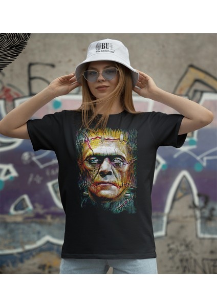 'frankenstein – Mary Shelley - Comics‘ Baskılı 'regular-Fit' Unisex Tişört fiyatları
