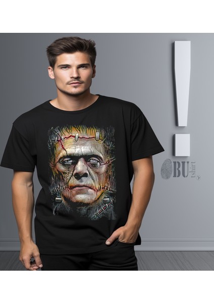 'frankenstein – Mary Shelley - Comics‘ Baskılı 'regular-Fit' Unisex Tişört modelleri