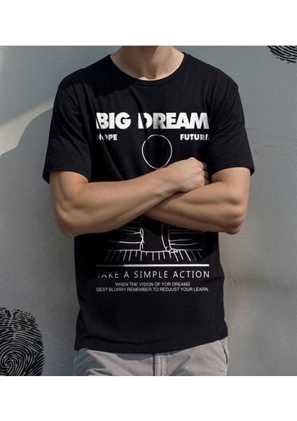 'big Dream – Future‘ Baskılı 'regular-Fit' Unisex Tişört fırsatları