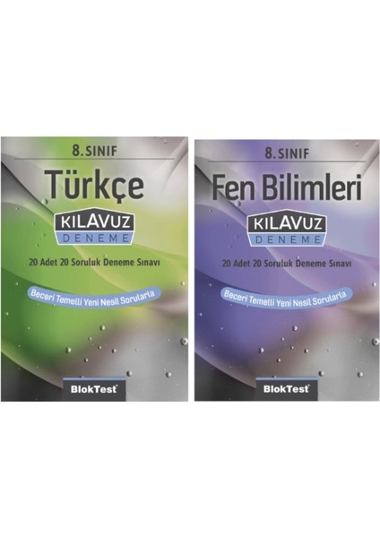 Tudem Yayınları 8.sınıf Lgs Türkçe - Fen Bilimleri 20 Soruluk 20 Li Deneme
