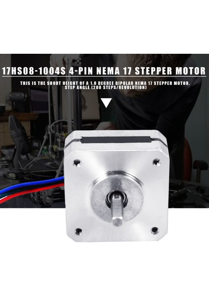 Adet 17HS08-1004S 4-Lead Nema 17 Step Motor 20MM 1A 13NCM(18.4OZ.IN) 42 Motor NEMA17 Step Diy 3D Yazıcı Cnc Xyz (Yurt Dışından)