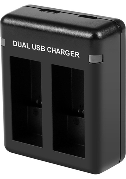 Gopro HERO11 Siyah / Hero9 Siyah / HERO10 USB Çift Bağlantı Noktası Yuvası Çift Pil Şarj Cihazı Siyah Aksiyon Kamera Aksesuarı (Yurt Dışından)