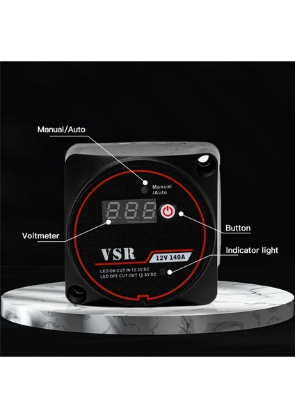 Akıllı Çift Akü Akıllı Izolatör 12V 140A Dijital Voltaj Hassas Röle Vsr Bölünmüş Şarj Kamp Arabaları Rv Için (Yurt Dışından) indirimleri