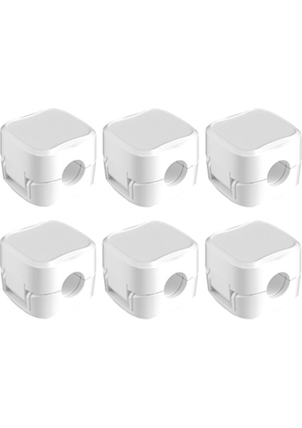 Manyetik Kablo Klipsleri Kablo Yöneticisi Kablo Tutucu Iz Bırakmayan Manyetik Yapışkan Kablo Düzenleyici Klips Fiş Kancası Beyaz (Yurt Dışından)